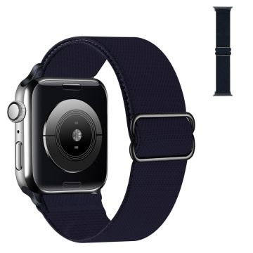 Apple Watch 40mm säädettävä nailon kellonhihna - Keskiyön Sininen