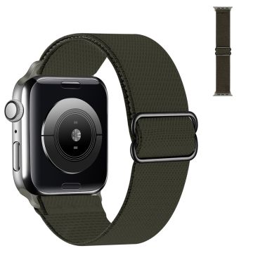 Apple Watch 40mm säädettävä nailon kellonhihna - Armeijan Vihreä