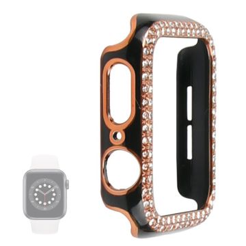 Apple Watch 40mm kaksivärinen strassikuori - Musta / Musta