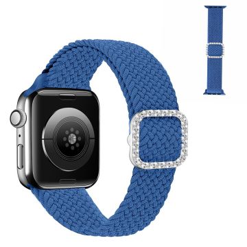 Apple Watch 40mm nylonkellohihna strassisoljella - Sininen