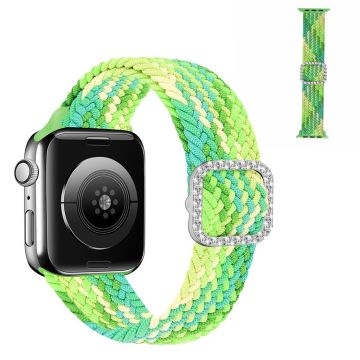 Apple Watch 40mm nylonkellohihna strassisoljella - Lime