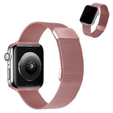 Apple Watch 40mm viihtyisä ruostumattomasta teräksestä valmistettu ranneke - Pinkki