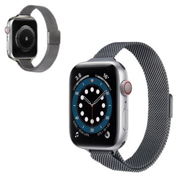 Apple Watch 40mm ruostumattomasta teräksestä valmistettu magneettikiinnitteinen kellonhihna - Avaruuden Harmaa