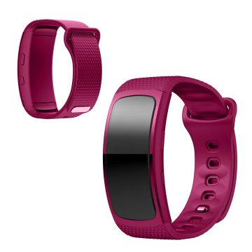 Samsung Gear Fit2 silikoninen kellonauha - Violetti Koko: L