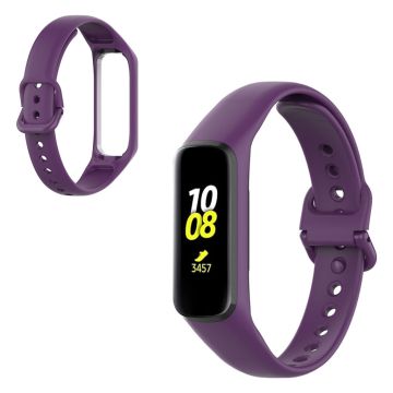 Samsung Gear Fit2 silikoninen kellonauha - Violetti