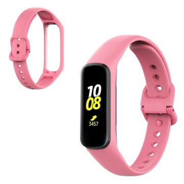 Samsung Gear Fit2 silikoninen kellonauha - Pinkki