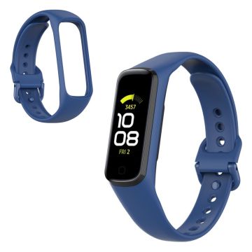 Samsung Galaxy Fit 2 silikonikellonauha - Tummansininen