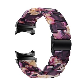 Siisti hartsityylinen kellohihna Samsung Galaxy Watch 4 - Violetti