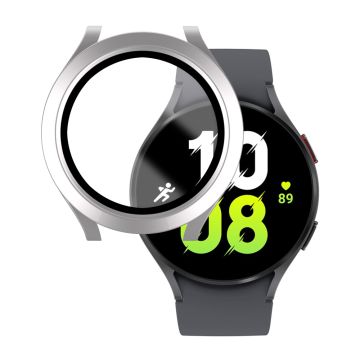 Samsung Galaxy Watch 5 (44mm) / 4 (44mm) suojus karkaistulla lasilla - Kirkas Hopea