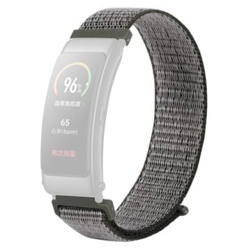 Huawei Band 6 / 3 nylonkellohihna - Tumman Oliivinvihreä