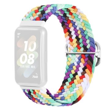 Huawei Band 7 kudottu kellonhihna - Sateenkaari