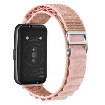 Huawei Band 7 nylonhihna - Pinkki