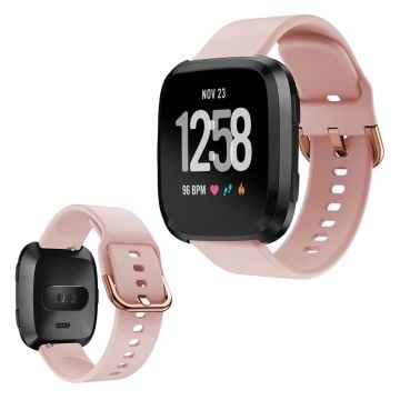 Fitbit Versa silikoninen kellonauha - Pinkki