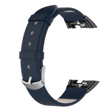 Honor Band 7 / 6 / Huawei Band 6 / 6 Pro nahkahihna - Tummansininen