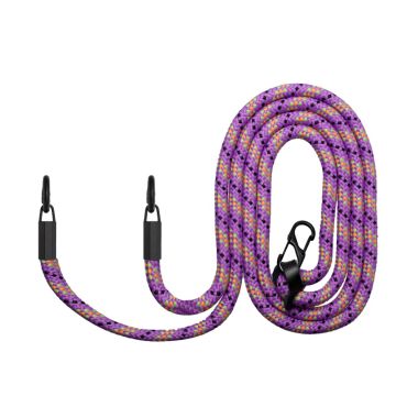 Universal Dual Ring Phone Carrying Rope - Purple