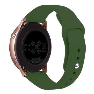 KALEBOL KLB-DKGJ-001 Samsung Galaxy Watch6 Classic 47mm 43mm kellonauha 20mm silikoniranneke - Männyn Neulasen Vihreä