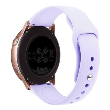 KALEBOL KLB-DKGJ-001 Samsung Galaxy Watch6 Classic 47mm 43mm kellonauha 20mm silikoniranneke - Violetti