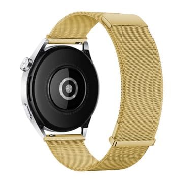 Samsung Galaxy Watch6 Classic / Watch6 kellon hihna 20mm Milanese Mesh magneettinen rannekoru - Kulta