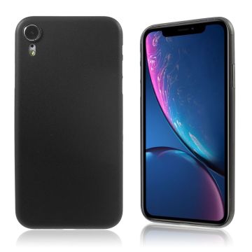 iPhone Xr kova matta pintainen muovinen takasuoja kuori - Matta Musta