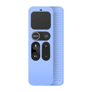 Apple TV 4K Y10 silicone remote controller cover - Luminous Blue