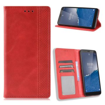 Bofink Vintage Nokia C3 leather case - Red