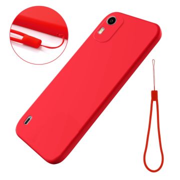 Matte liquid silicone cover for Nokia C12 Plus / C12 / C12 Pro - Red