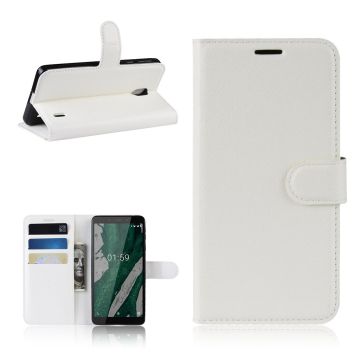 Classic Nokia 1 Plus flip case - White