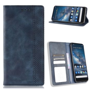 Bofink Vintage Nokia 8.3 5G leather case - Blue