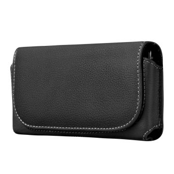 Universal cowhide leather waist pouch - Size: XXL