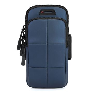 Universal simple armband bag for 6.9 inch phone - Blue