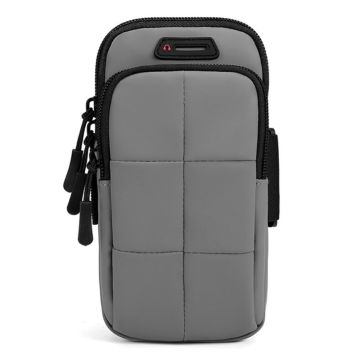 Universal simple armband bag for 6.9 inch phone - Grey