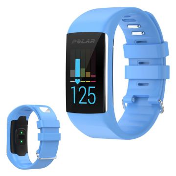 Polar A370 / A360 unique silicone watch band - Sky Blue