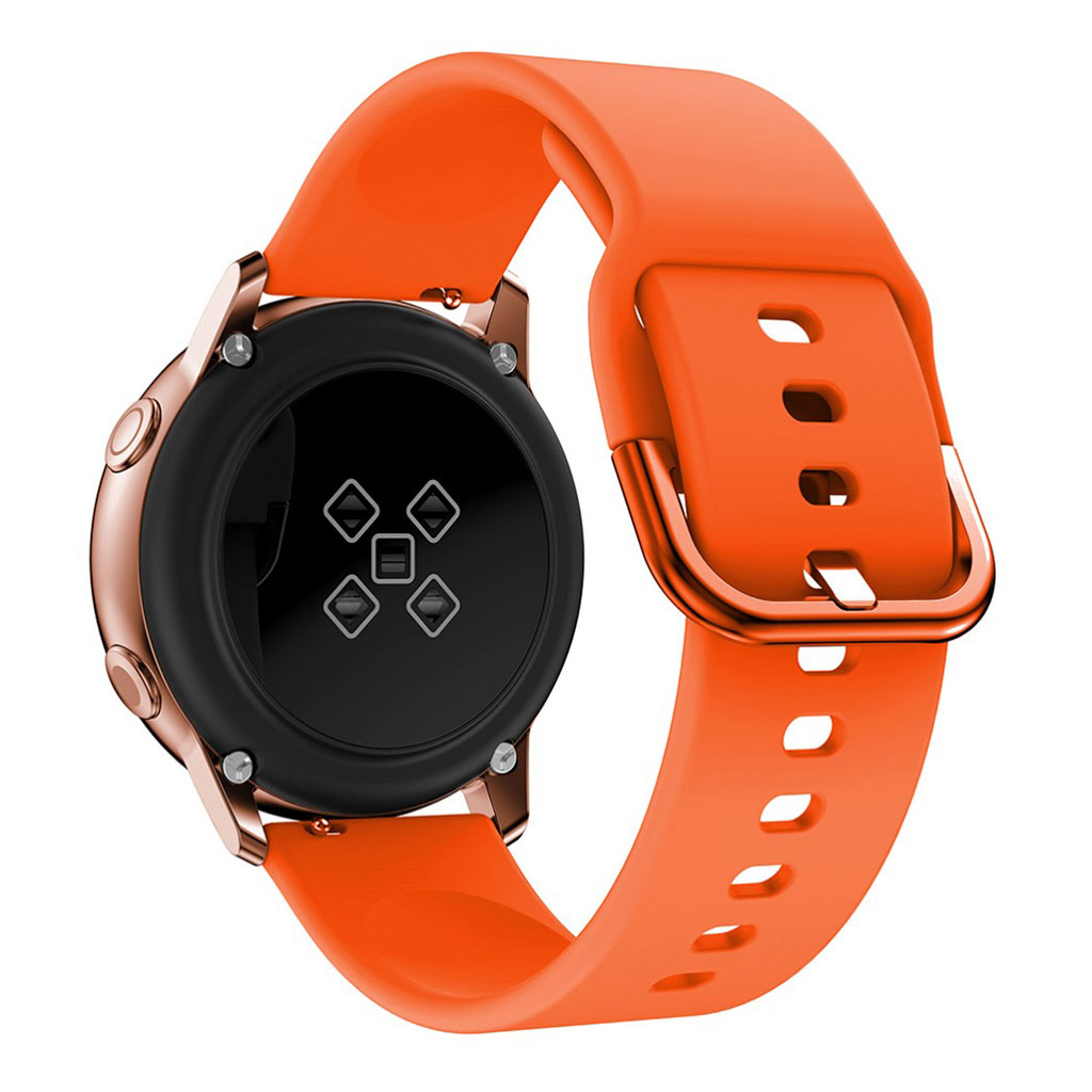 Samsung Galaxy Watch Active 20mm korvaava ranneke - Oranssi